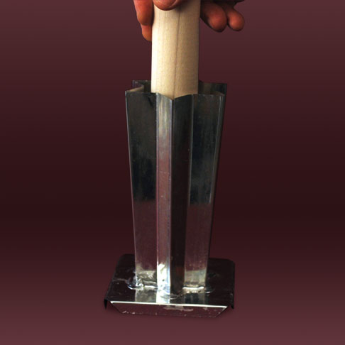 3. insert clear oil tube 